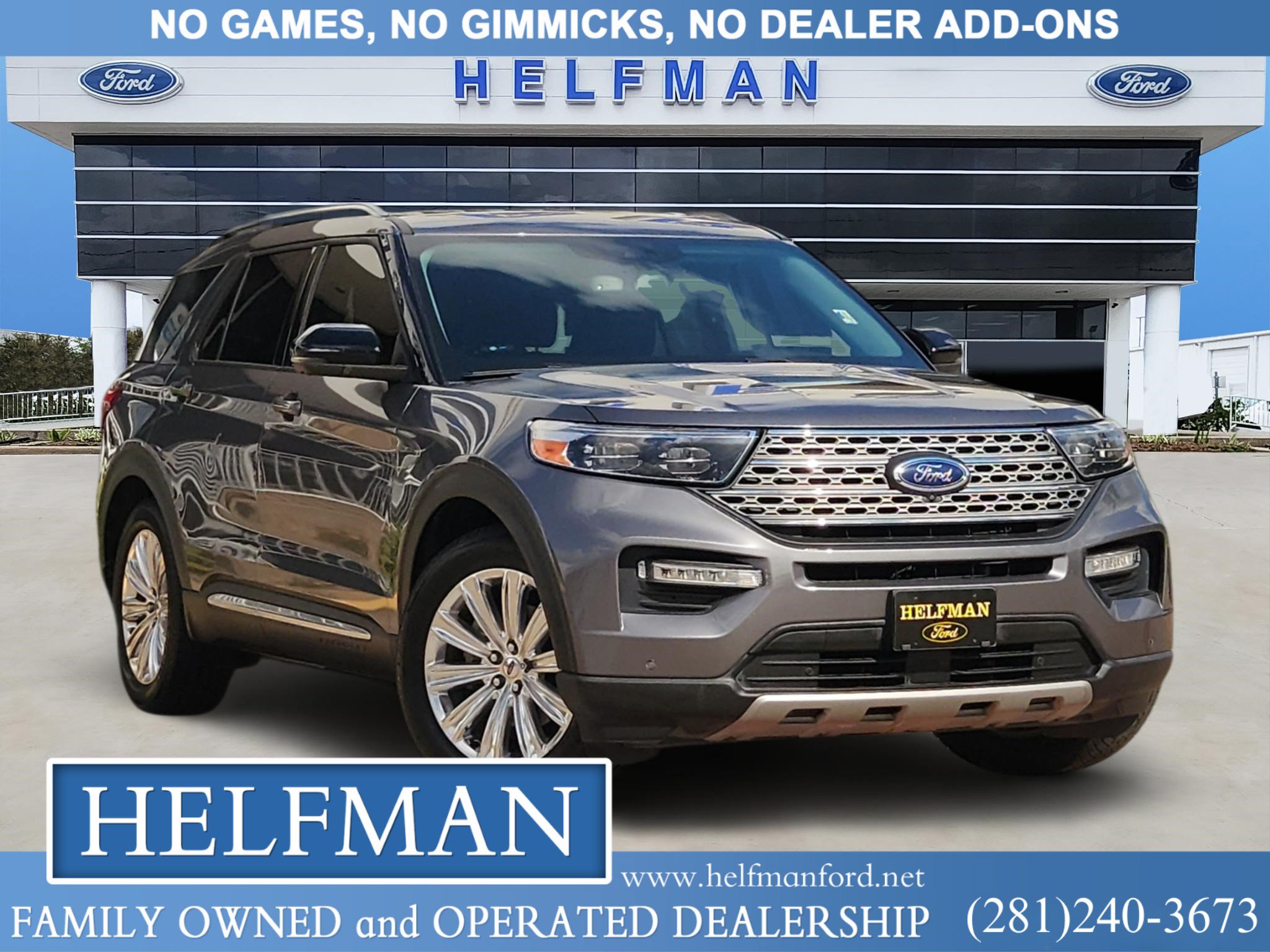 Certified 2021 Ford Explorer Limited w/ Equipment Group 301A