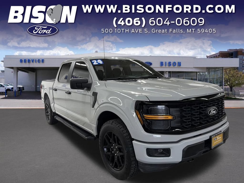 Certified 2024 Ford F150 STX w/ STX Black Appearance Package AWD/4WD 360° Tour