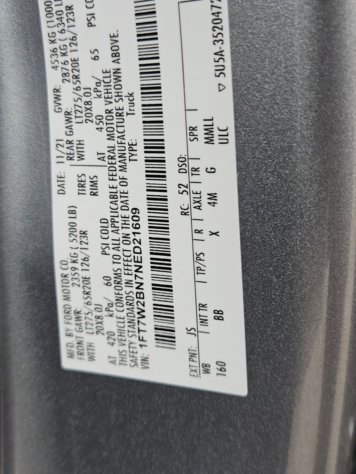 Certified 2022 Ford F250 Platinum w/ FX4 Off-Road Package image 35