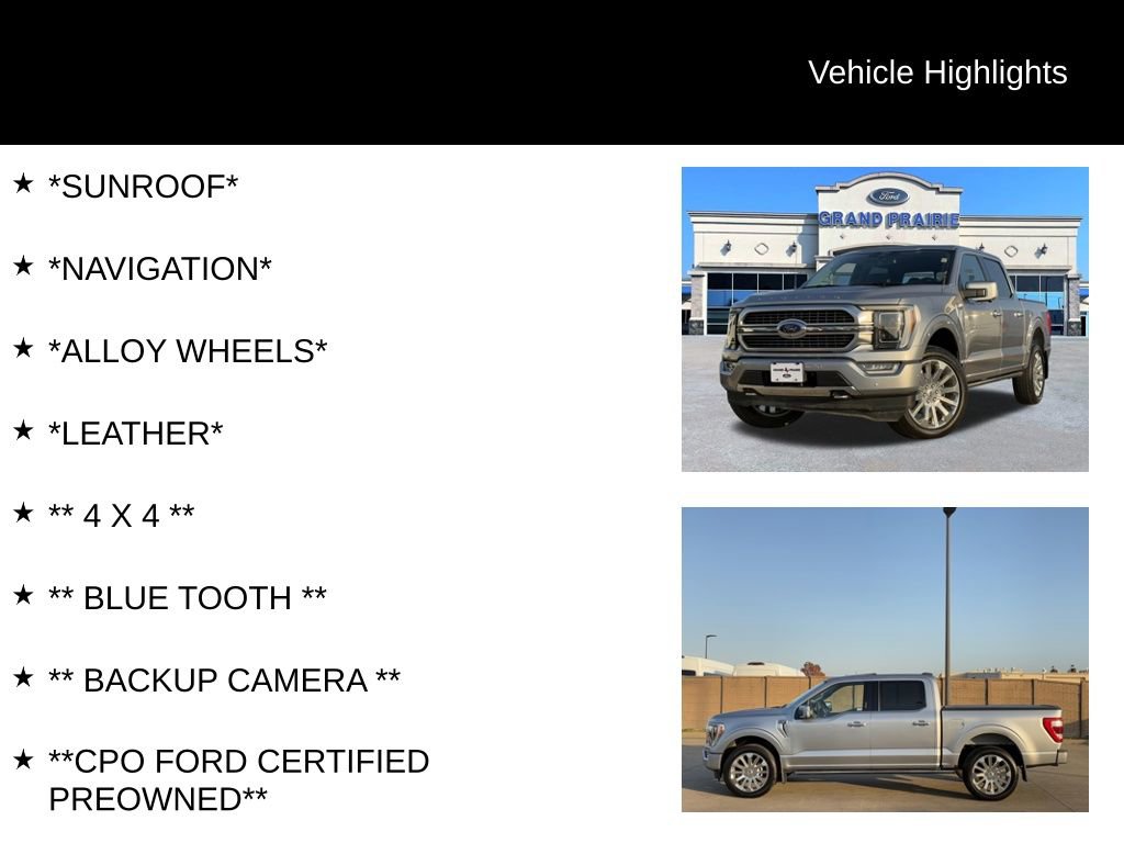 Certified 2021 Ford F150 Limited image 4