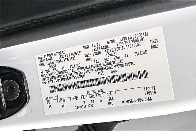 Certified 2021 Ford F150 Lariat w/ Trailer Tow Package image 36