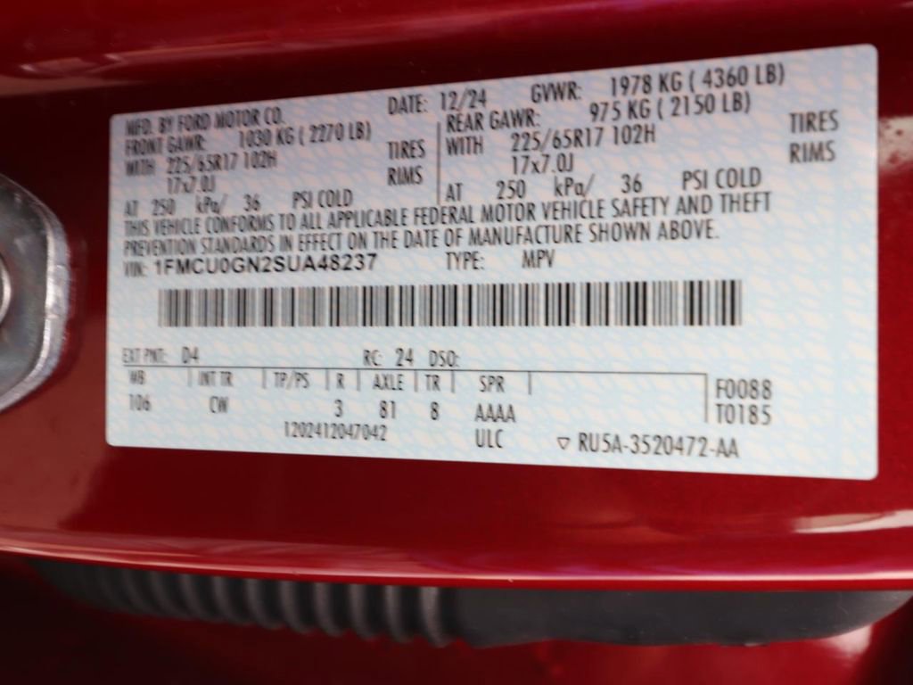 Certified 2025 Ford Escape Active image 23