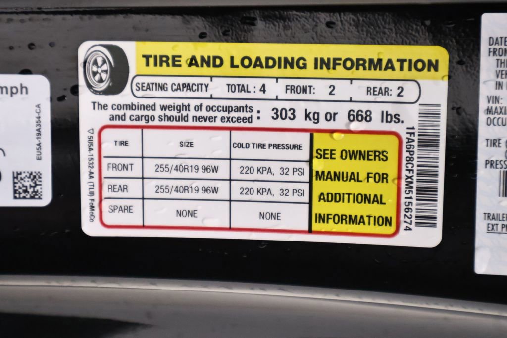 Certified 2021 Ford Mustang GT Premium w/ Equipment Group 401A image 38