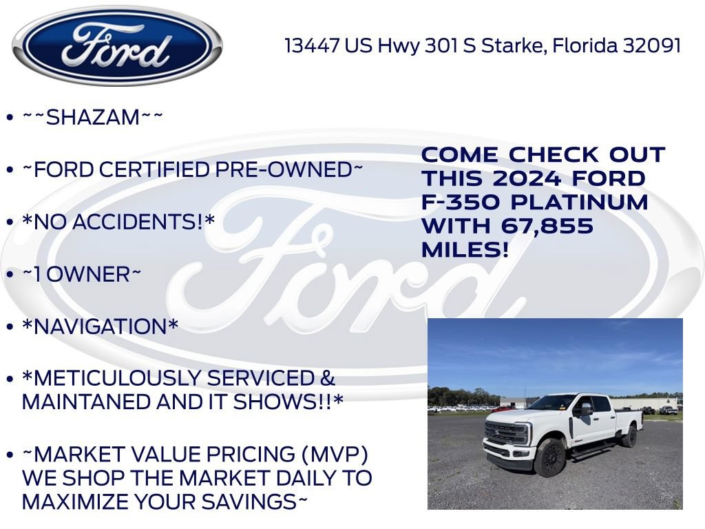Certified 2024 Ford F350 Platinum AWD/4WD image 6