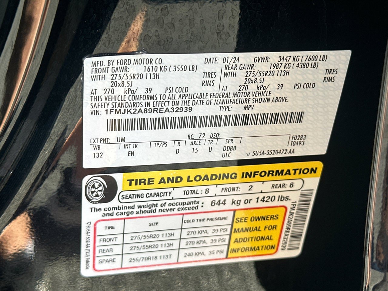 Certified 2024 Ford Expedition Max Limited AWD/4WD image 36