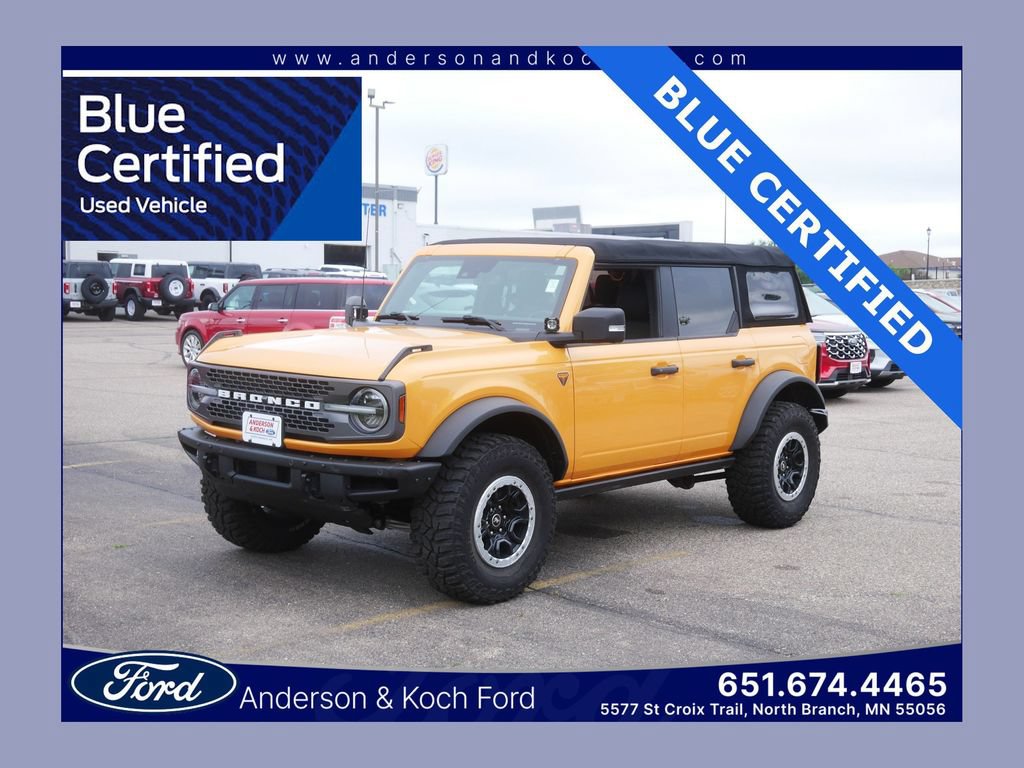 Certified 2021 Ford Bronco Badlands AWD/4WD image 1