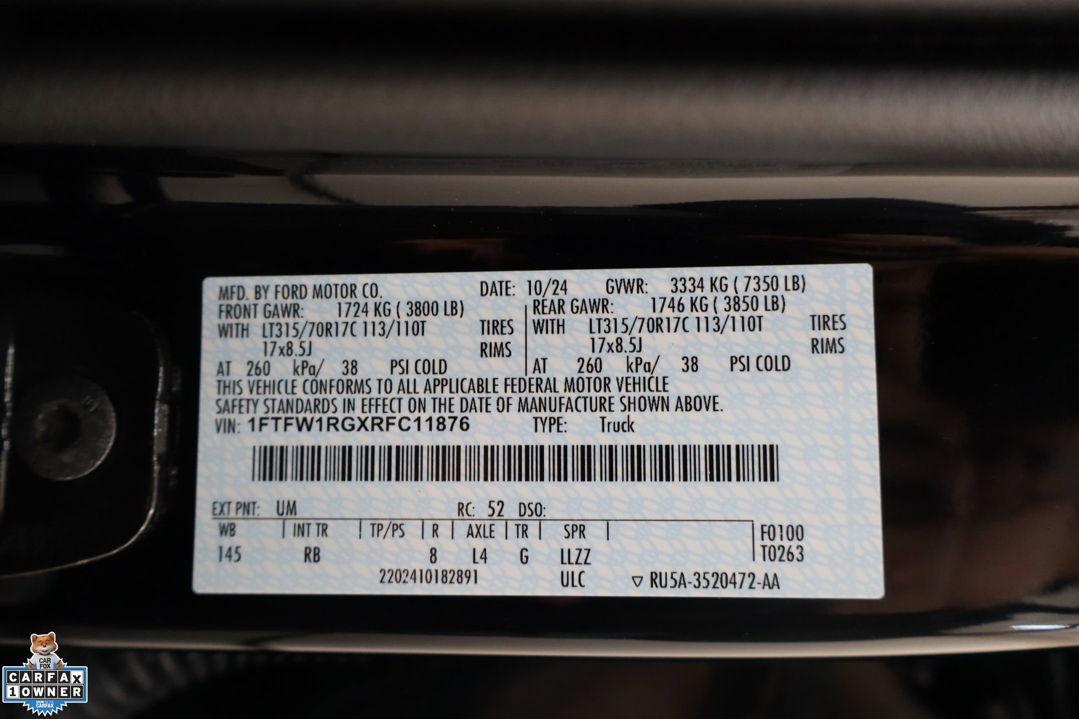 Certified 2024 Ford F150 Raptor AWD/4WD image 33