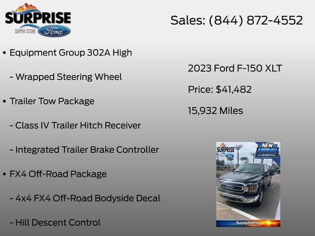 Certified 2023 Ford F150 XLT w/ Equipment Group 302A High AWD/4WD image 20