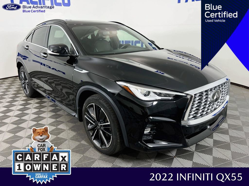 Used 2022 INFINITI QX55 Luxe w/ Cargo Package AWD/4WD image 1