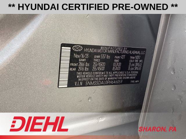 Certified 2023 Hyundai Santa Fe Calligraphy AWD/4WD image 24