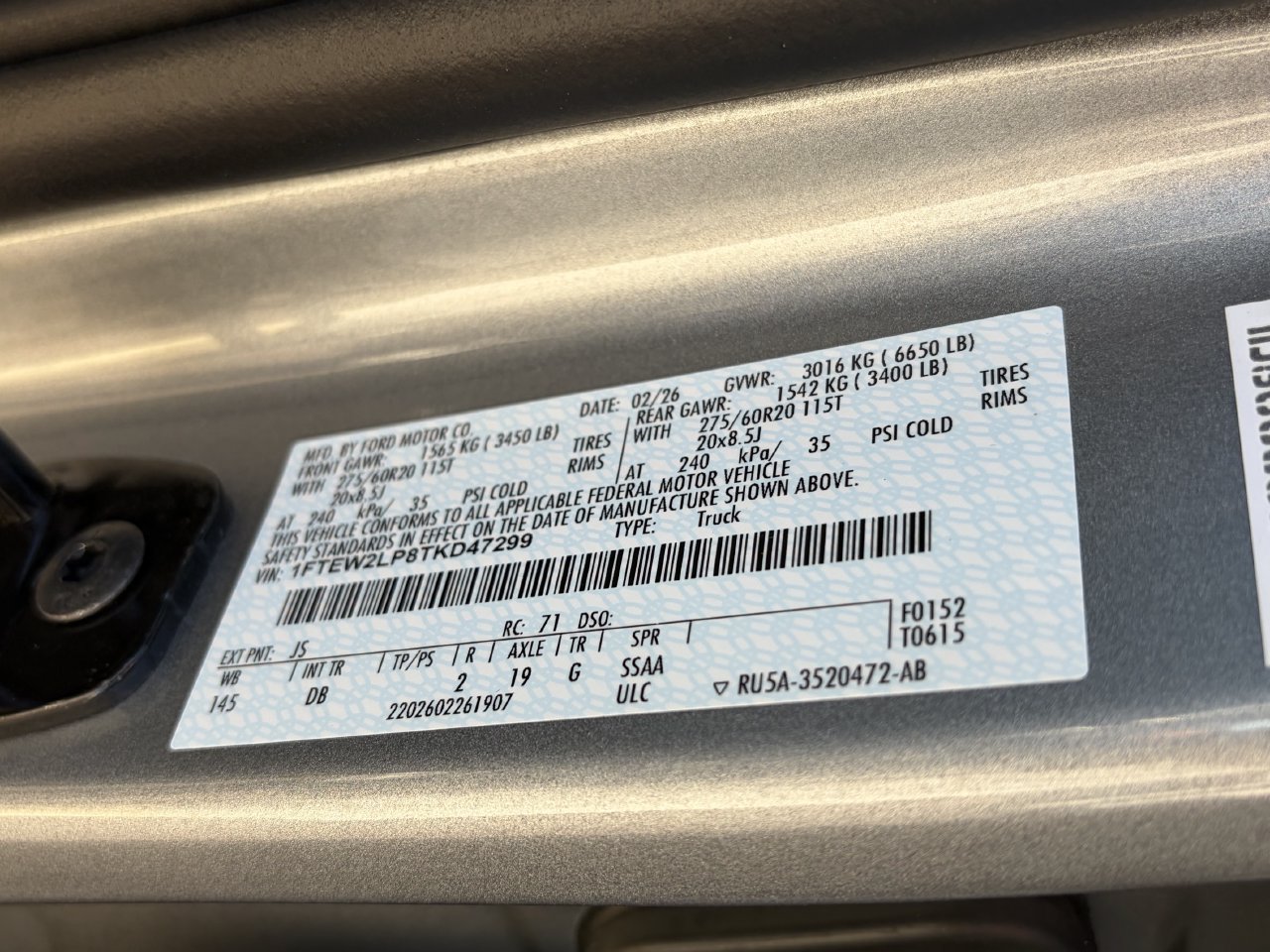 Certified 2026 Ford F150 STX AWD/4WD image 30