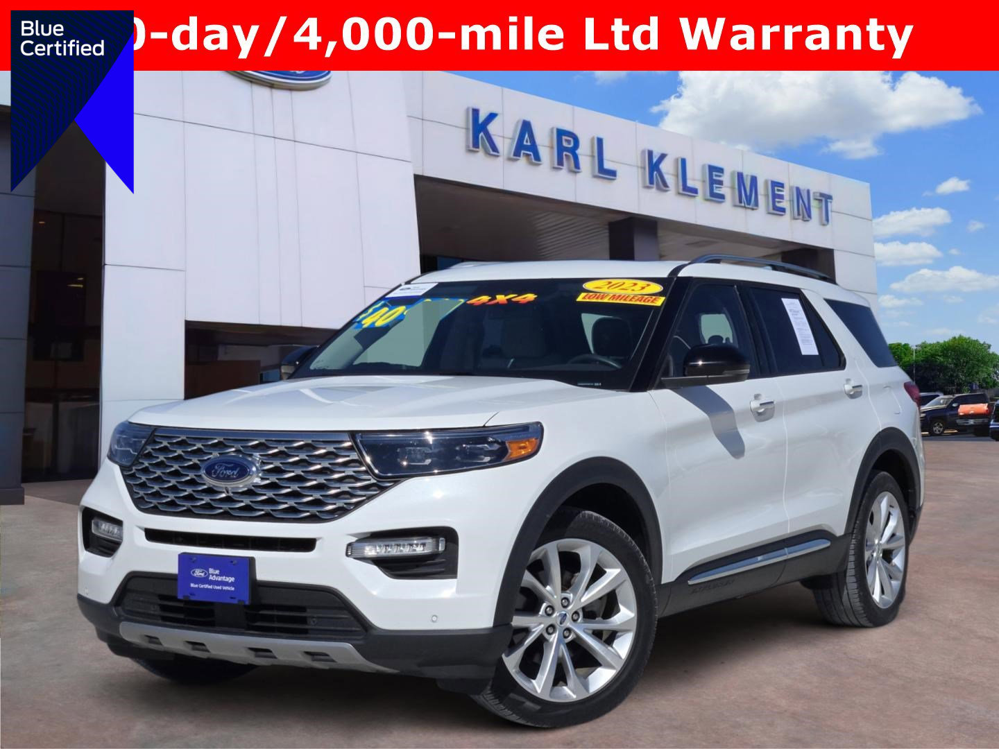 Certified 2023 Ford Explorer Platinum w/ Technology Package