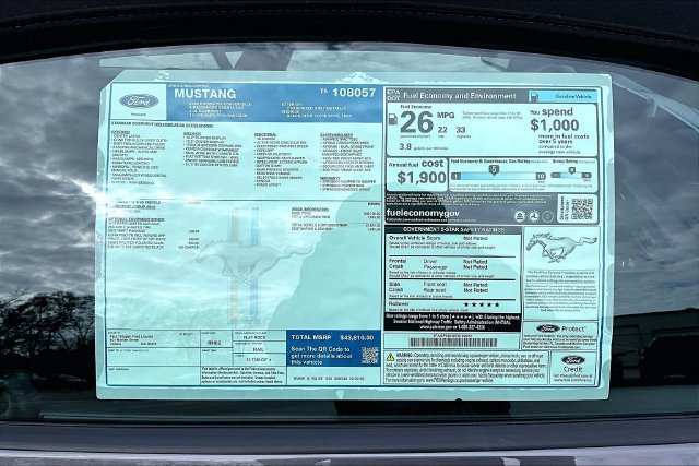 Certified 2026 Ford Mustang Convertible w/ Anti-Theft Package RWD image 14