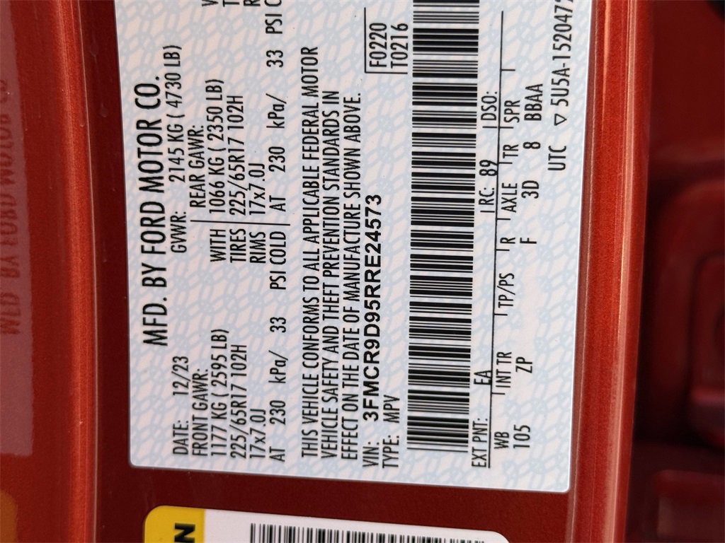 Certified 2024 Ford Bronco Sport Badlands w/ Premium Package image 42