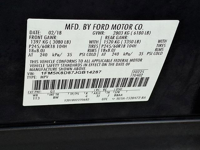 Certified 2018 Ford Explorer XLT w/ Equipment Group 202A image 26