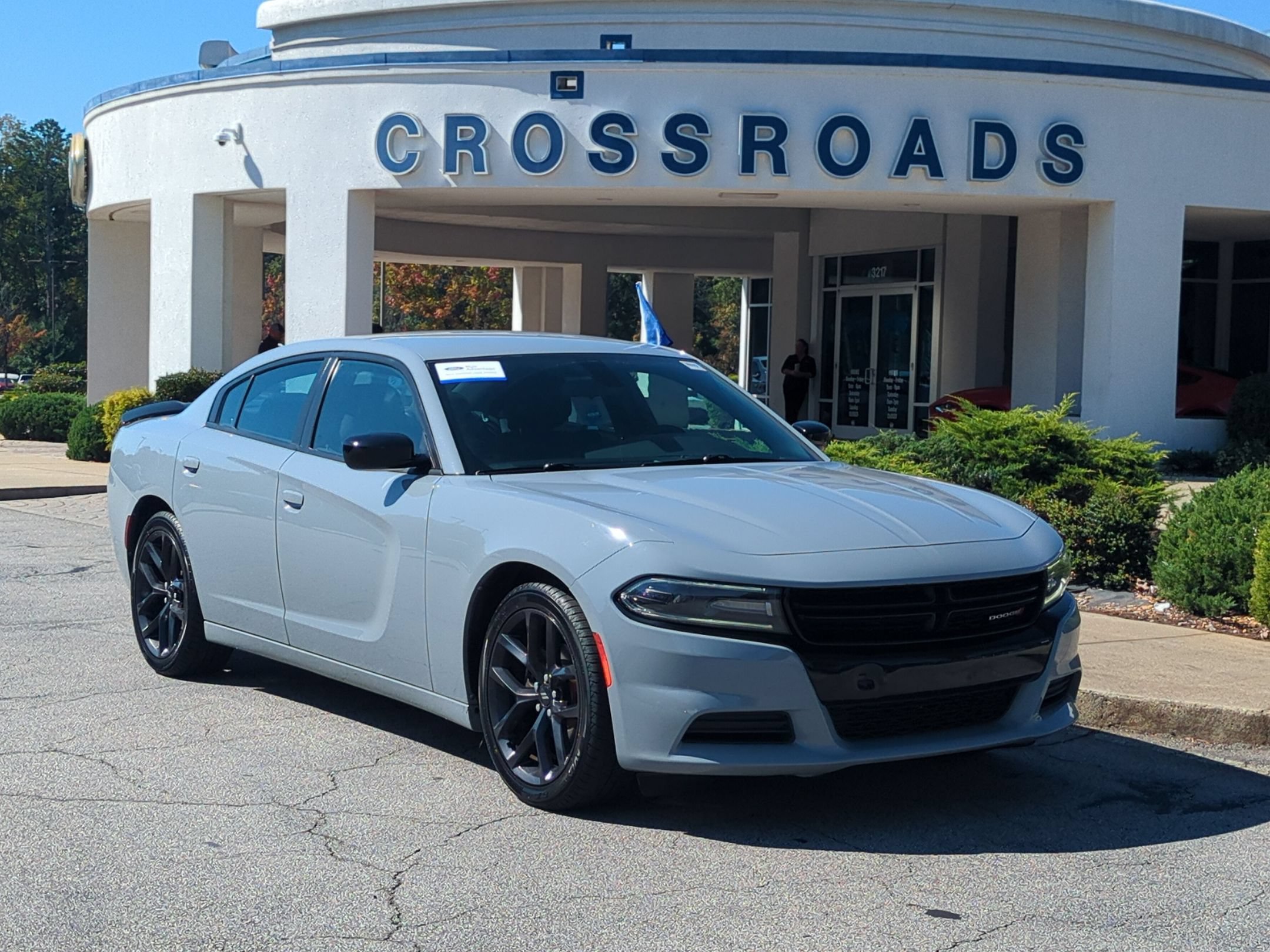 Used 2021 Dodge Charger SXT w/ Blacktop Package RWD image 1