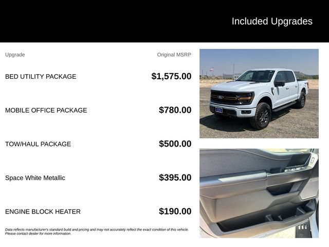 Certified 2025 Ford F150 Tremor w/ Bed Utility Package AWD/4WD image 5