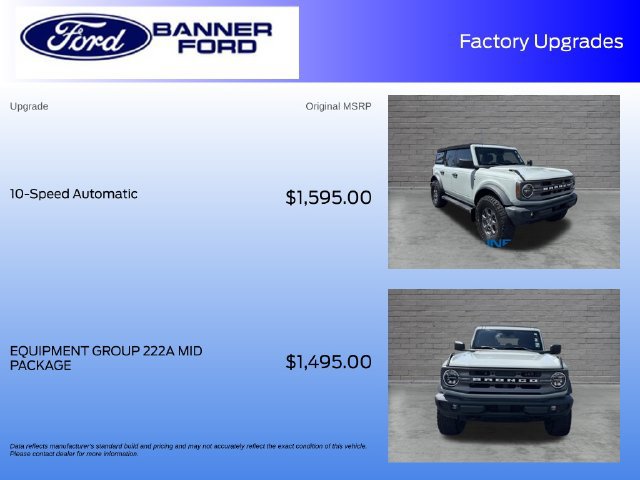 Certified 2022 Ford Bronco Big Bend AWD/4WD image 4