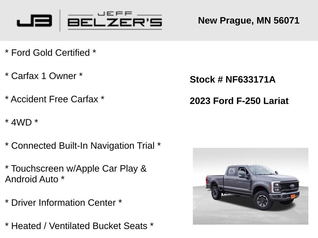 Certified 2023 Ford F250 Lariat w/ Lariat Ultimate Package image 2