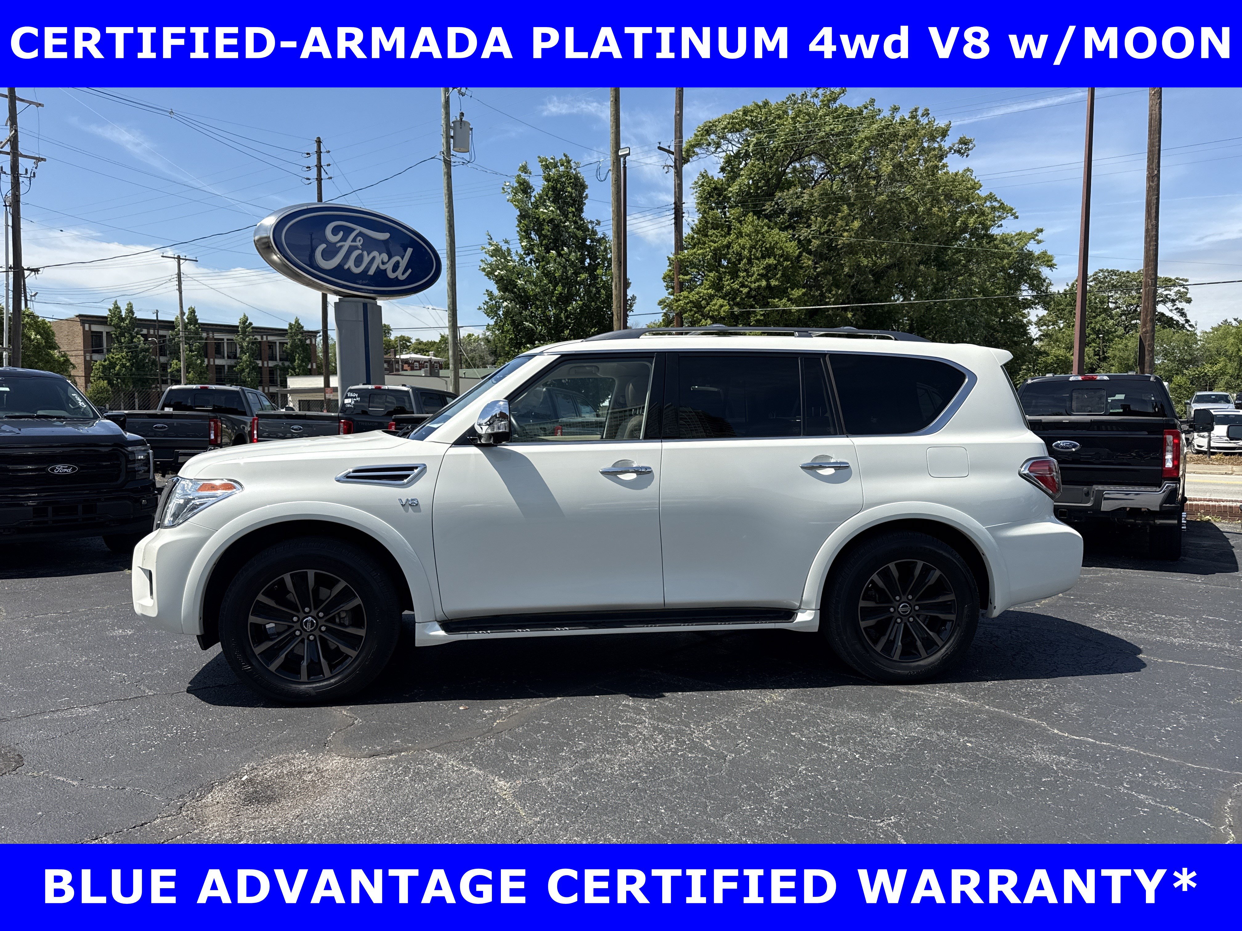 Used 2019 Nissan Armada Platinum w/ Captain's Chairs Package AWD/4WD image 1