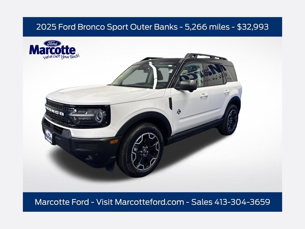 Certified 2025 Ford Bronco Sport Outer Banks w/ Outer Banks Tech Package+