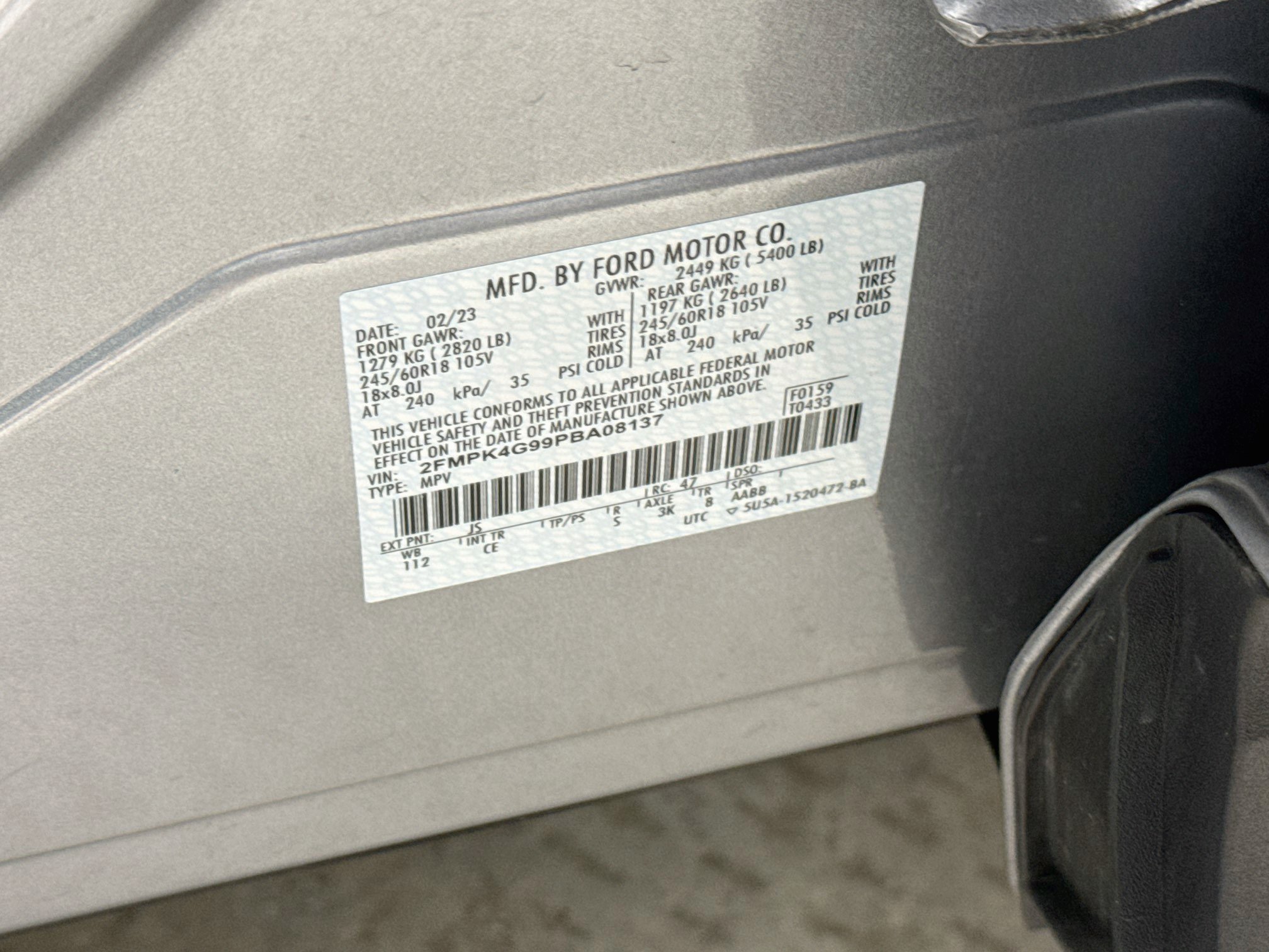 Certified 2023 Ford Edge SE AWD/4WD image 30
