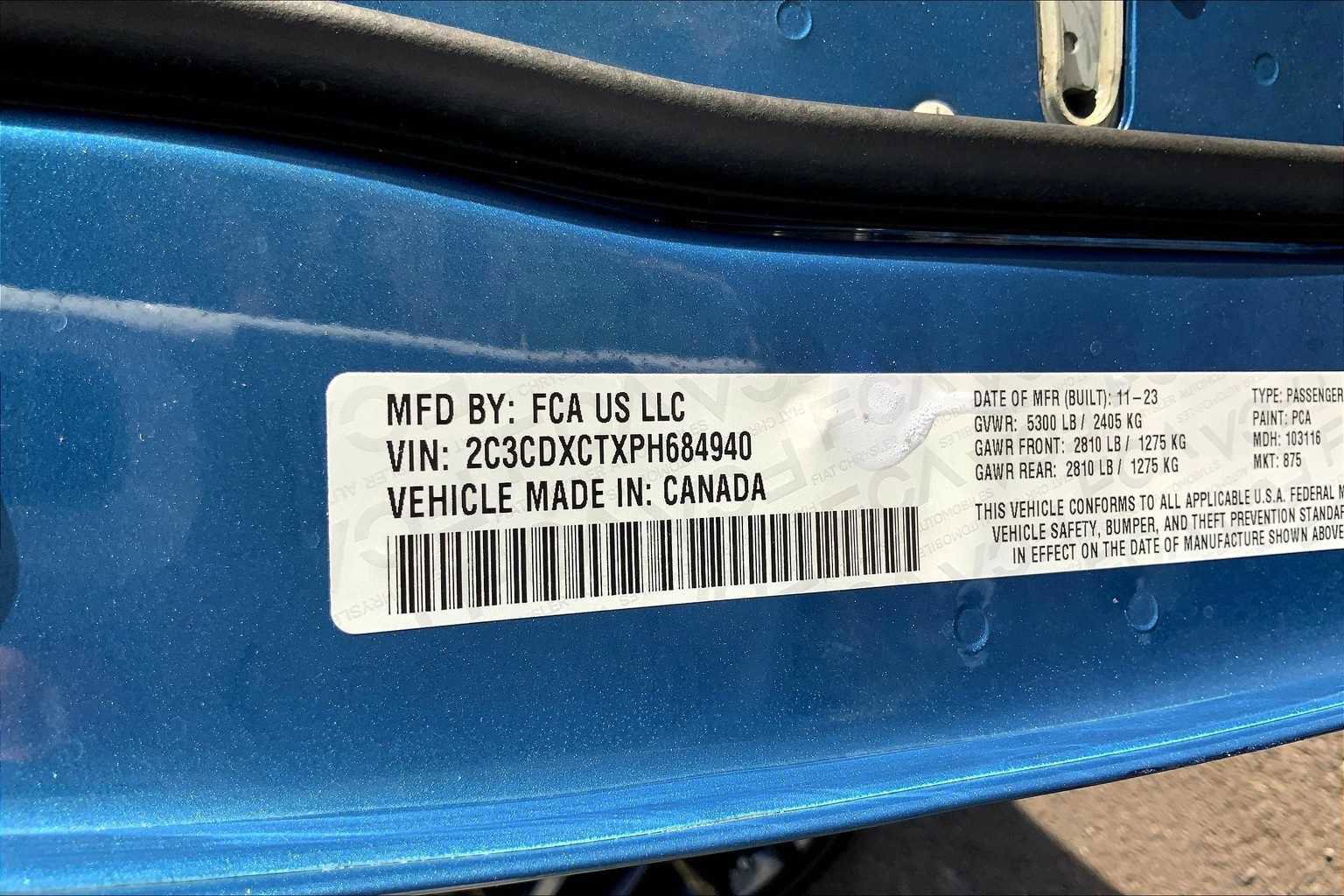 Used 2023 Dodge Charger R/T w/ Blacktop Package image 22