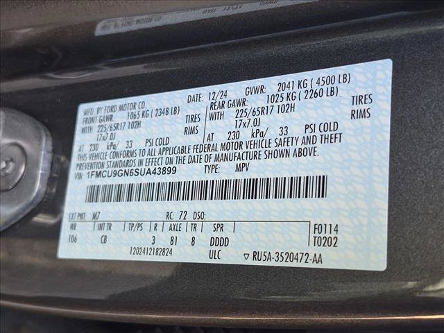 Certified 2025 Ford Escape Active AWD/4WD image 24