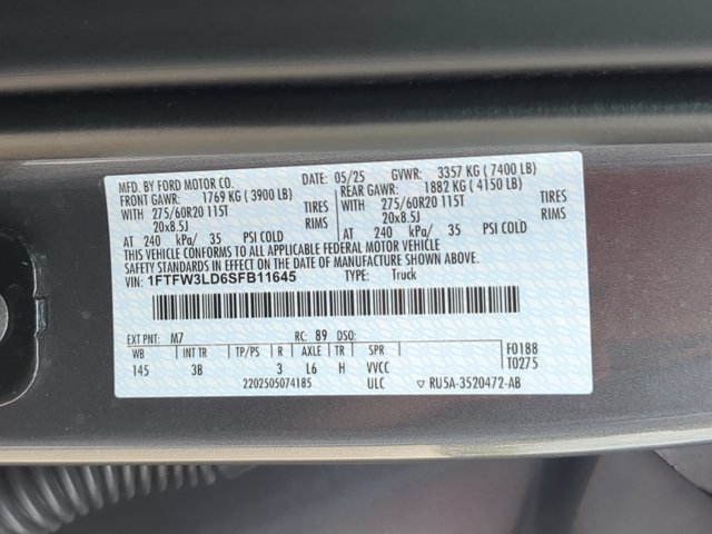 Certified 2025 Ford F150 XLT w/ Equipment Group 303A High AWD/4WD image 30