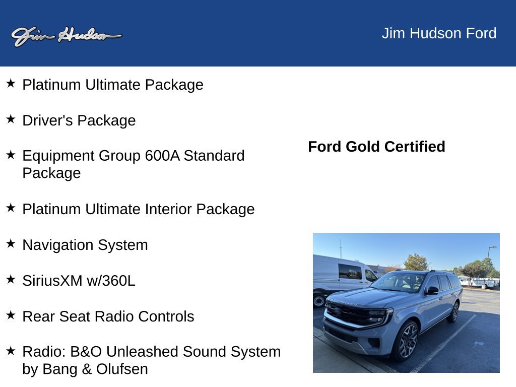 Certified 2025 Ford Expedition Max Platinum AWD/4WD image 6