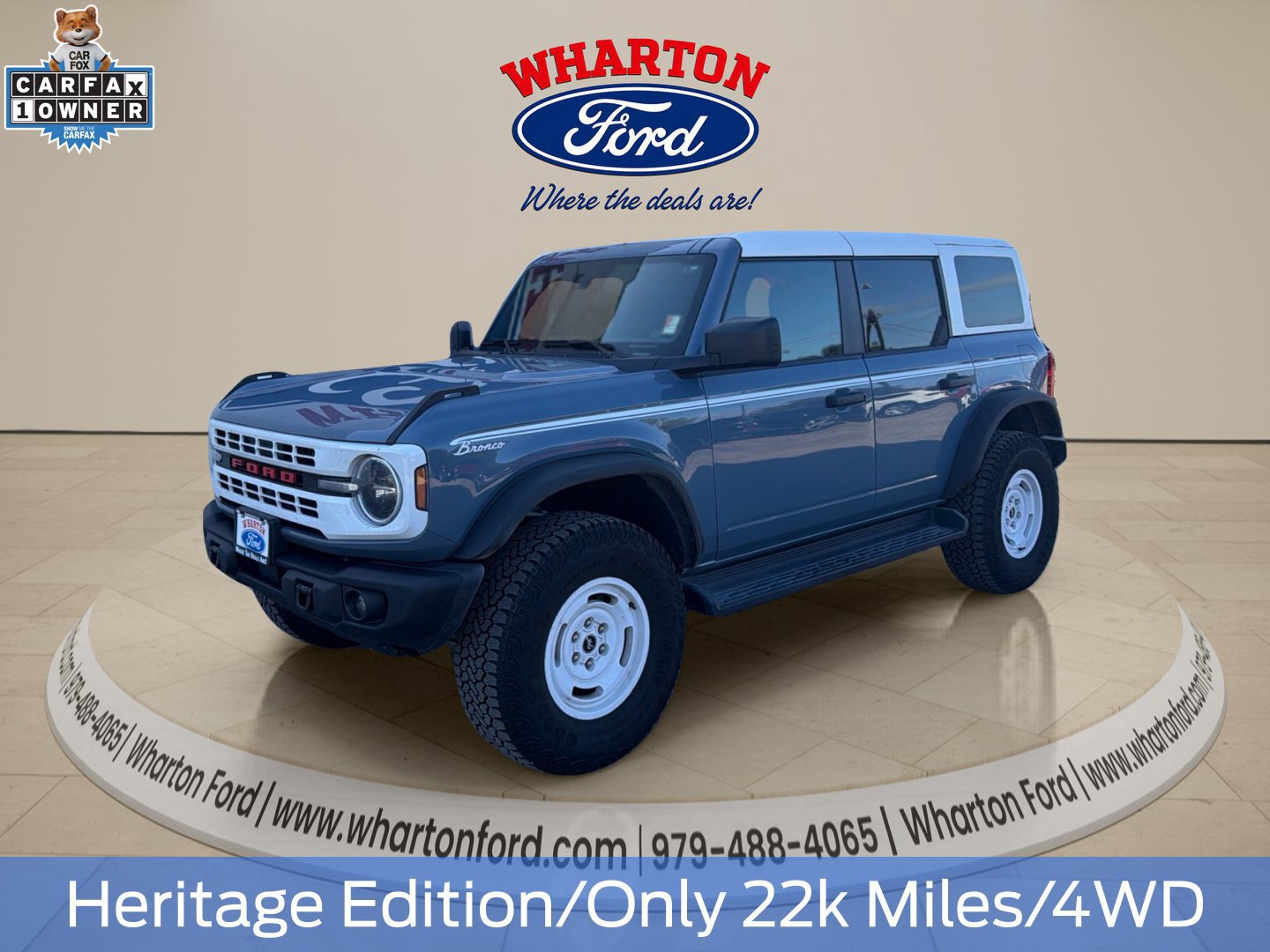 Certified 2025 Ford Bronco Heritage Edition