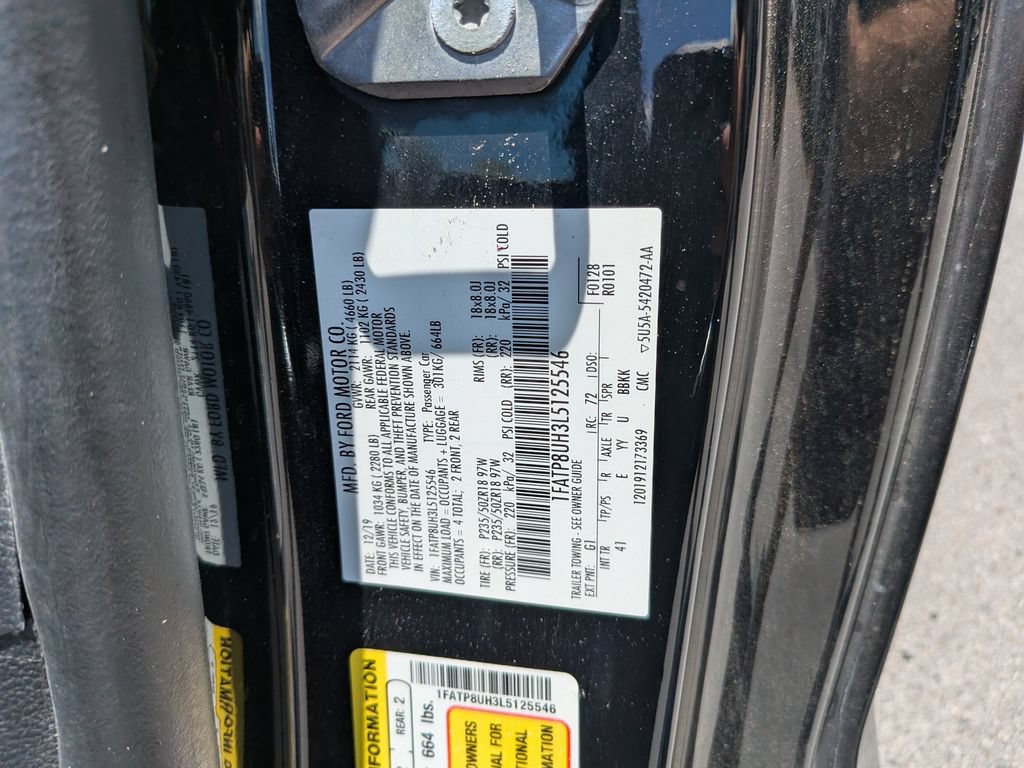 Certified 2020 Ford Mustang Premium RWD image 40
