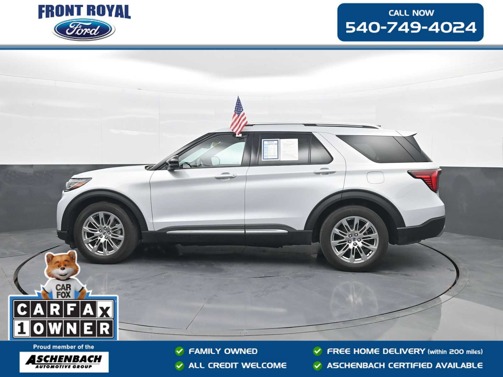 Certified 2025 Ford Explorer Platinum
