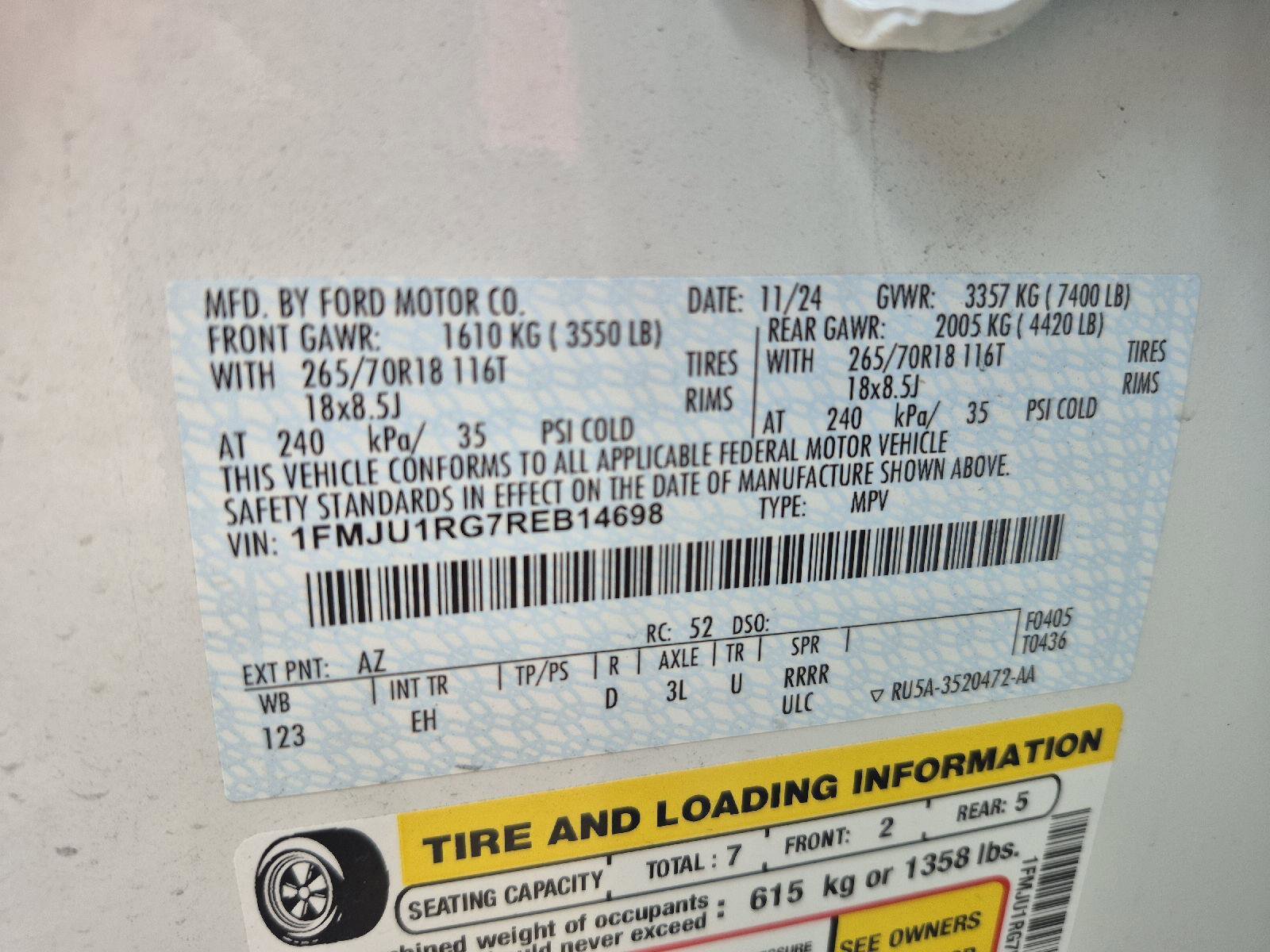 Certified 2024 Ford Expedition Timberline image 5