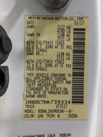 Used 2017 Nissan Frontier S image 9