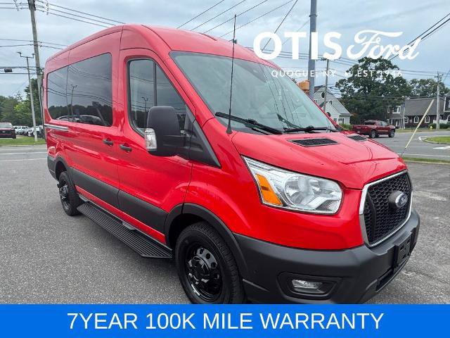 Certified 2021 Ford Transit 150 Medium Roof AWD w/ Exterior Upgrade Package