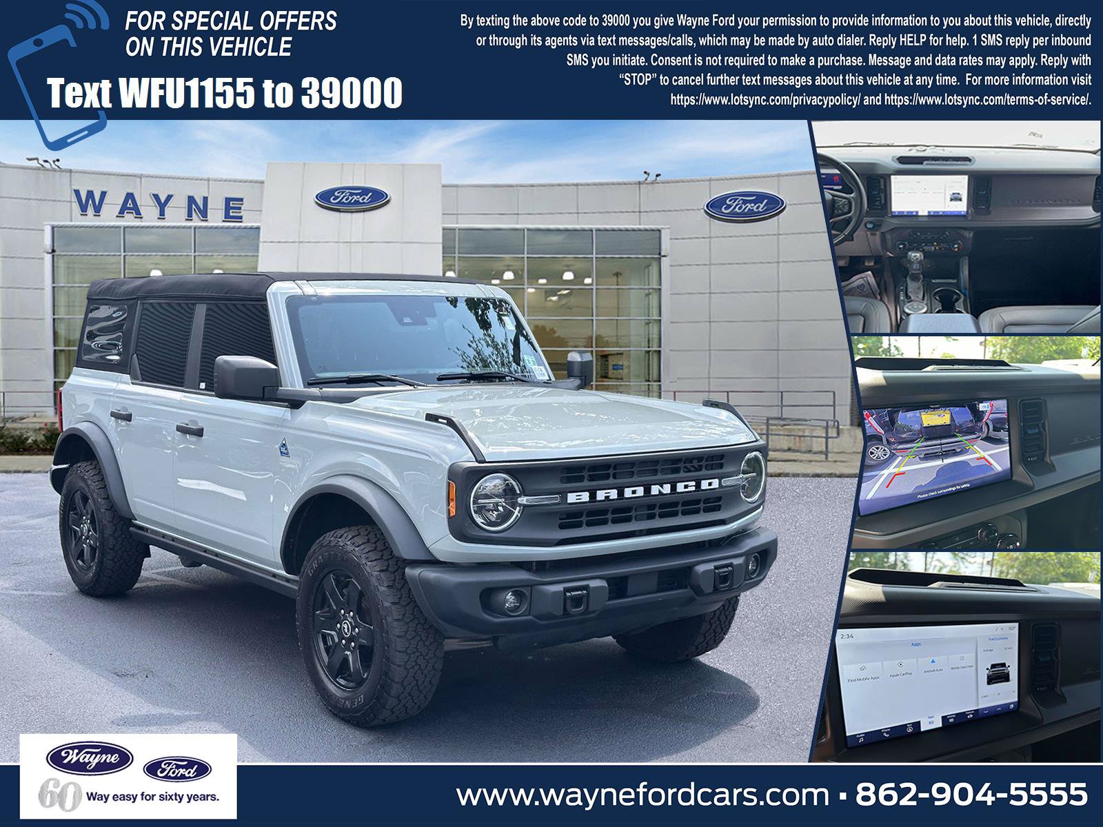 Certified 2024 Ford Bronco Black Diamond AWD/4WD image 1