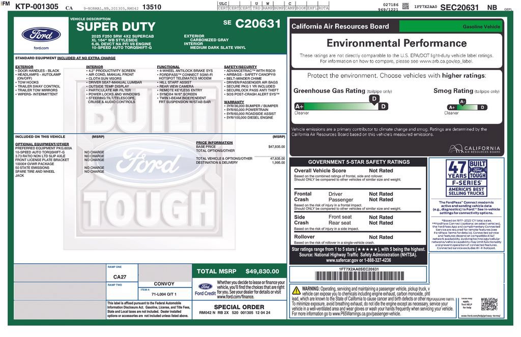 Certified 2025 Ford F250 XL RWD image 3