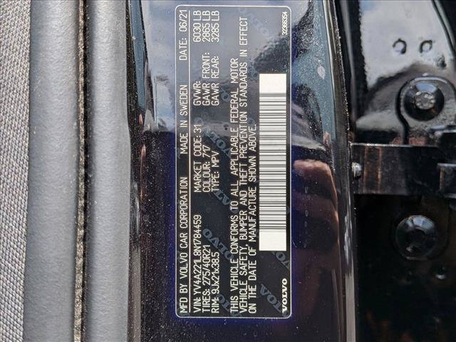 Used 2022 Volvo XC90 T6 Inscription w/ Advanced Package AWD/4WD image 23