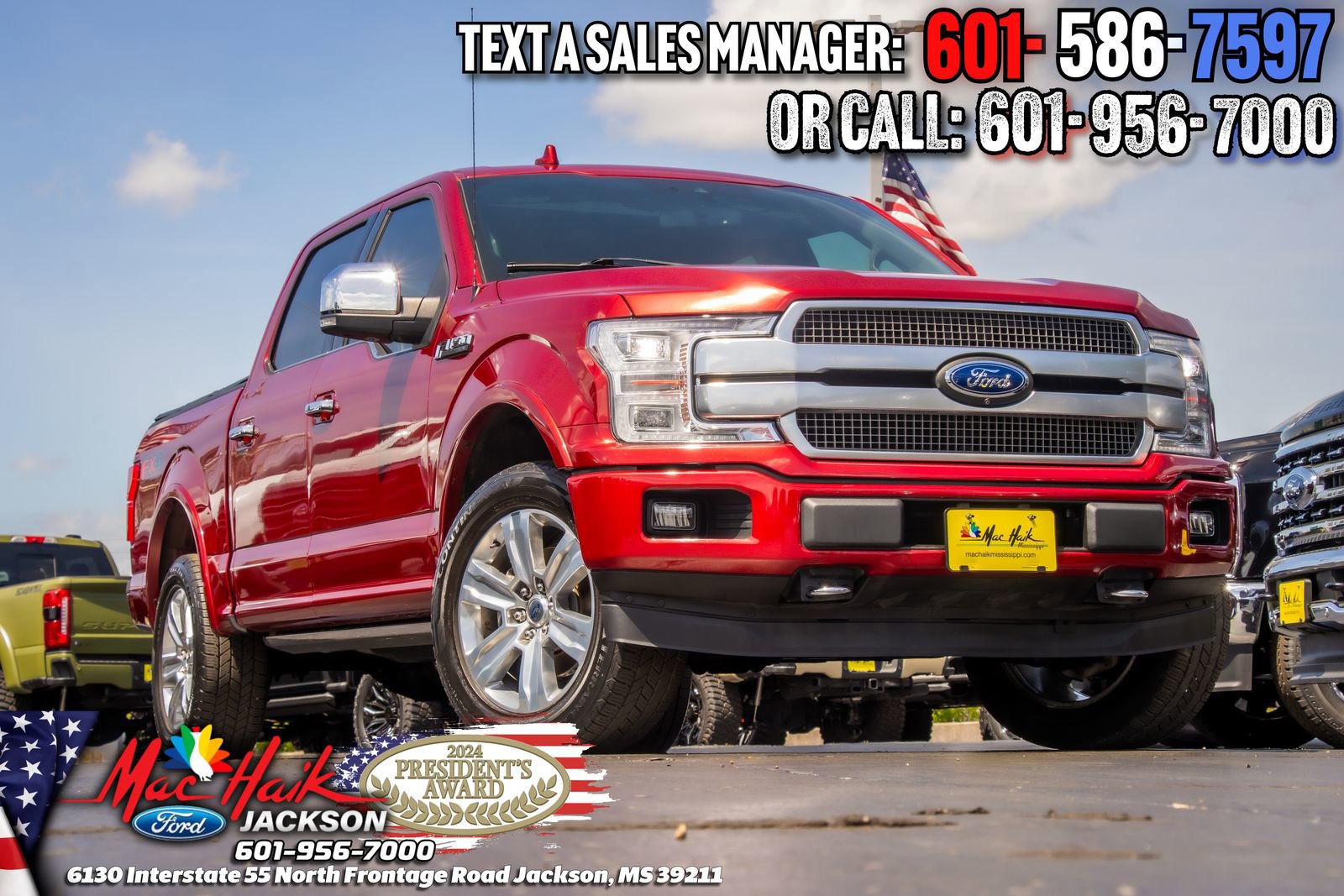 Certified 2019 Ford F150 Platinum w/ Equipment Group 701A Luxury image 4