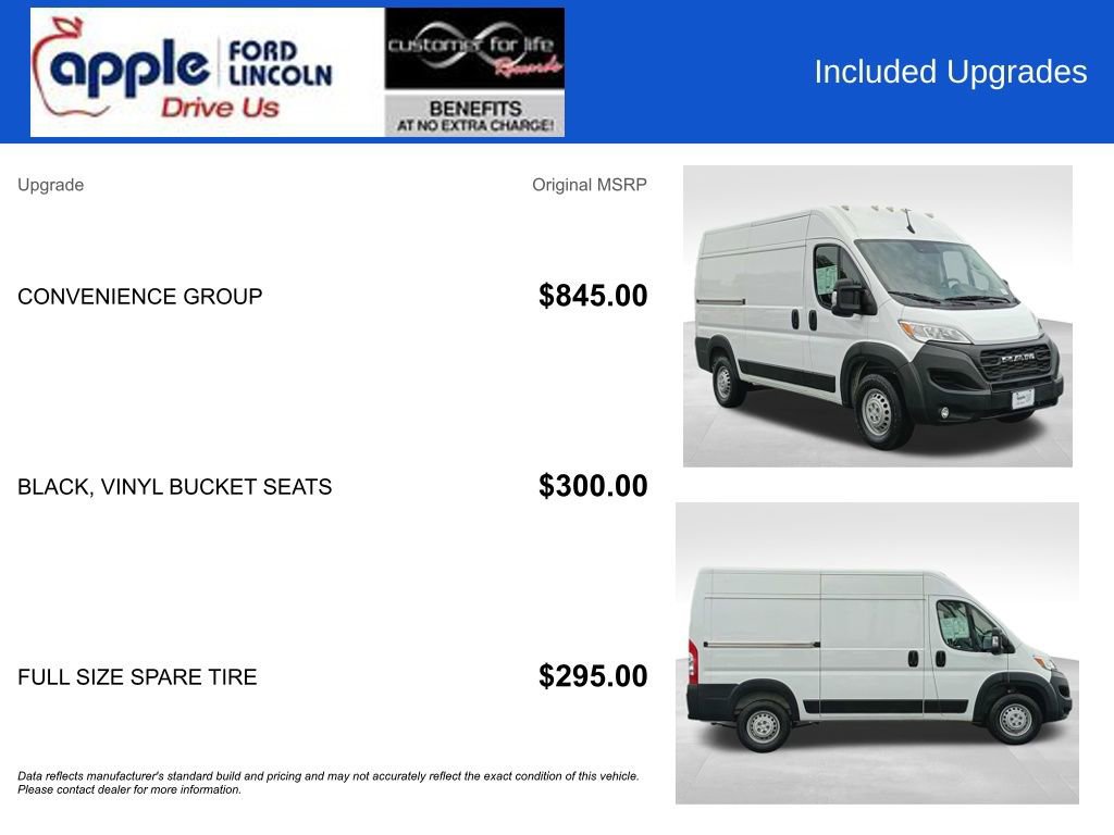 Used 2024 RAM ProMaster 2500 w/ Convenience Group FWD image 9