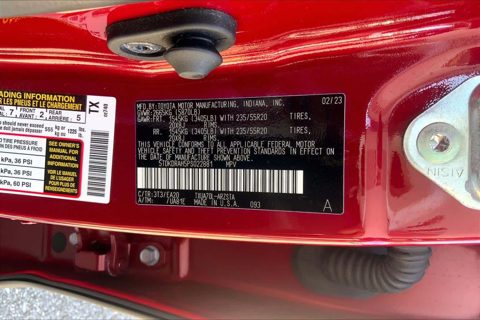 Used 2023 Toyota Highlander XSE FWD image 32