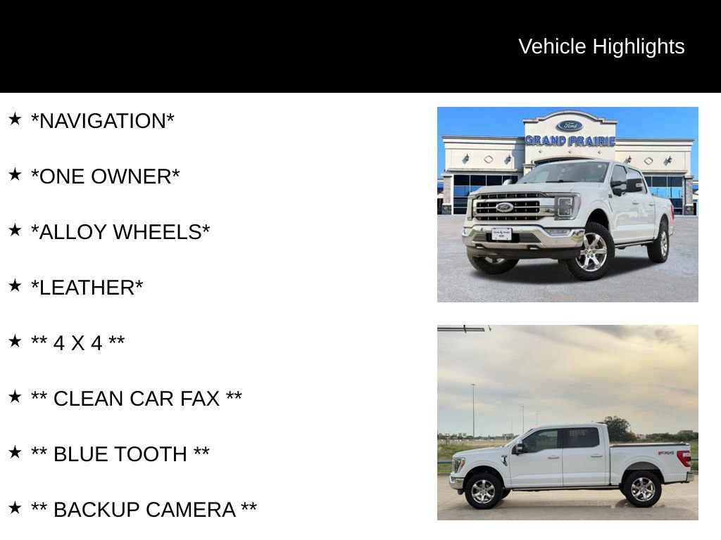 Certified 2023 Ford F150 Lariat w/ Equipment Group 502A High AWD/4WD image 4
