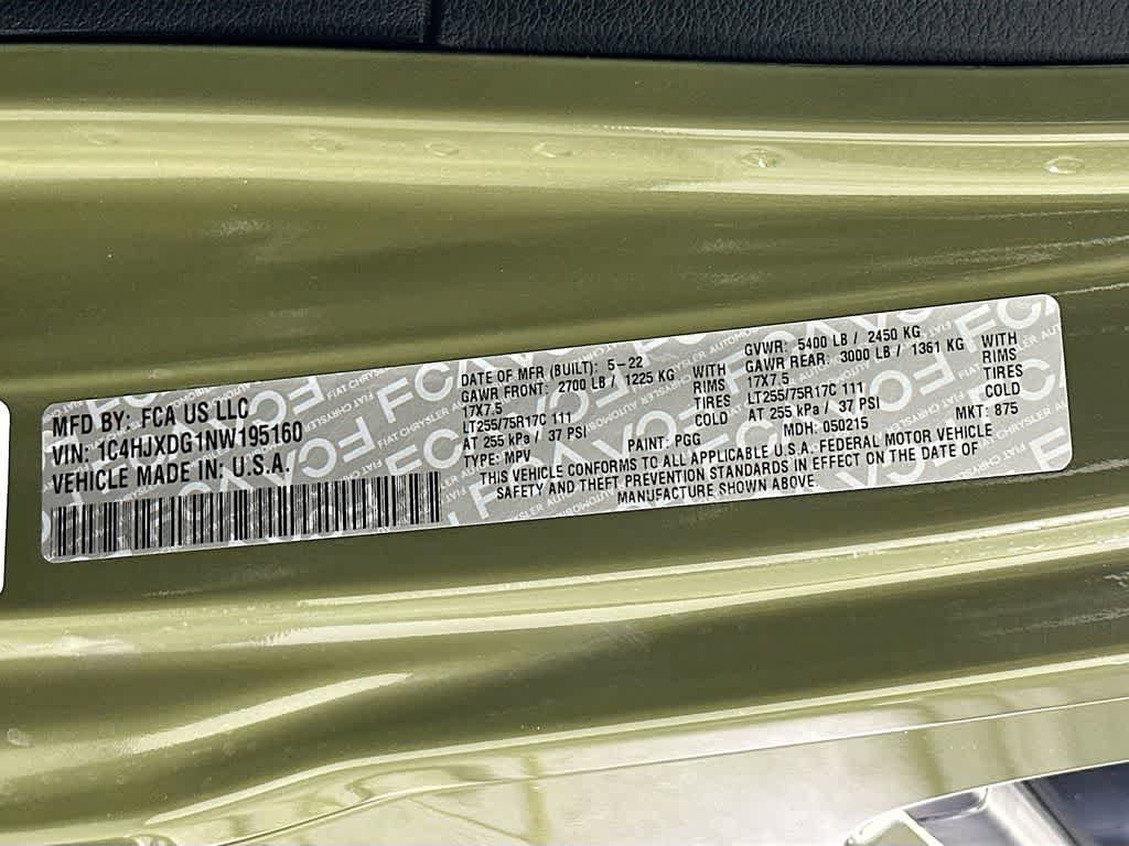 Used 2022 Jeep Wrangler Unlimited Sport AWD/4WD image 23