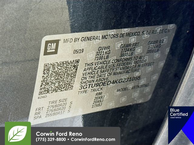 Used 2019 GMC Sierra 1500 SLT w/ SLT Premium Package image 37