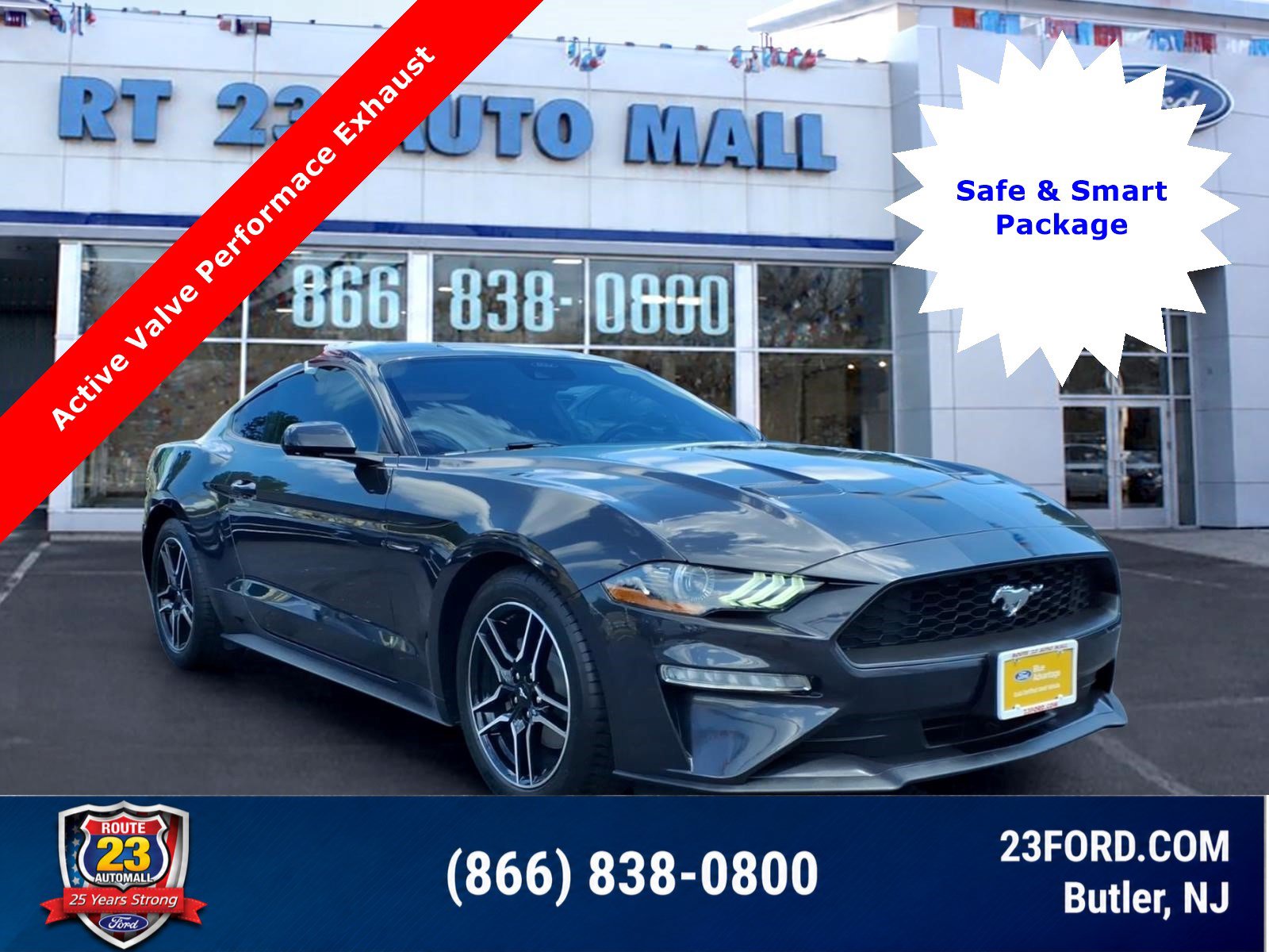Certified 2023 Ford Mustang Coupe w/ Equipment Group 101A RWD image 1