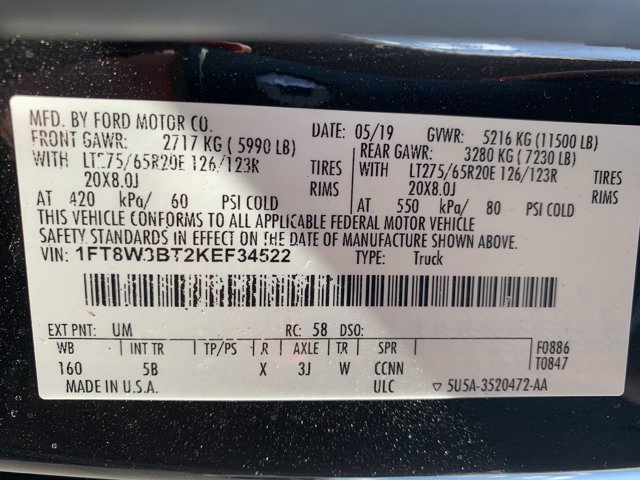 Certified 2019 Ford F350 Lariat w/ Lariat Ultimate Package image 22