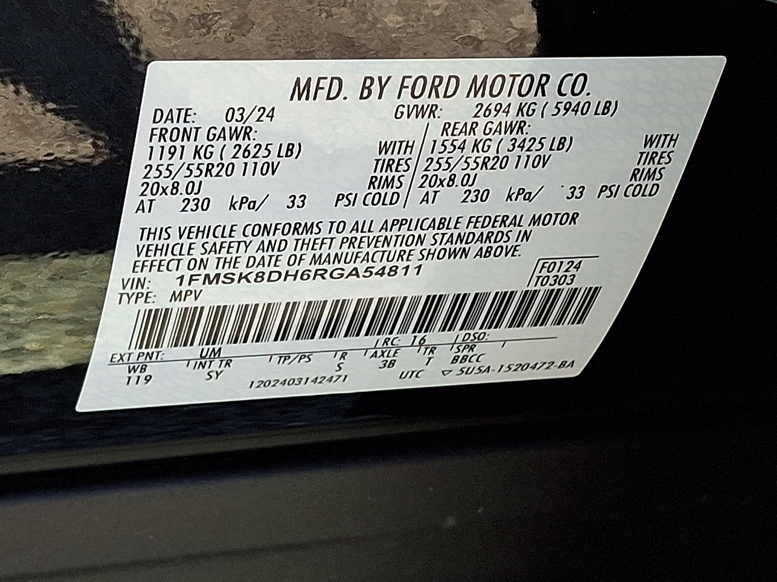 Certified 2024 Ford Explorer XLT w/ Equipment Group 202A AWD/4WD image 29