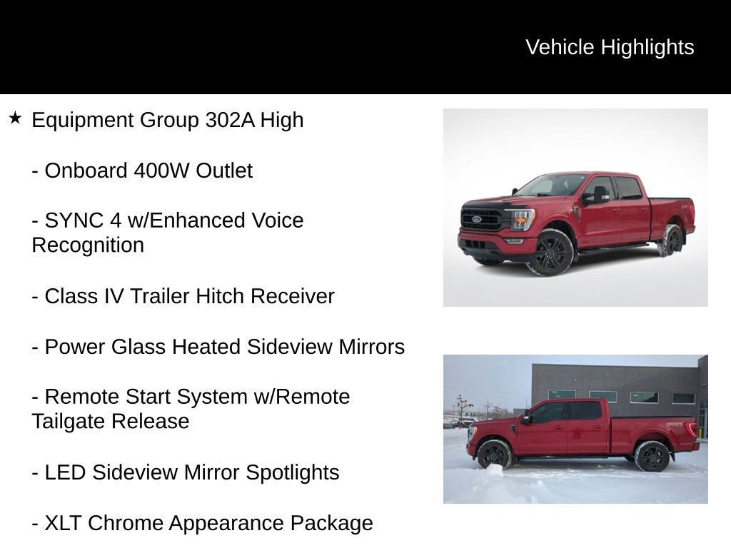 Certified 2022 Ford F150 XLT w/ Equipment Group 302A High image 6