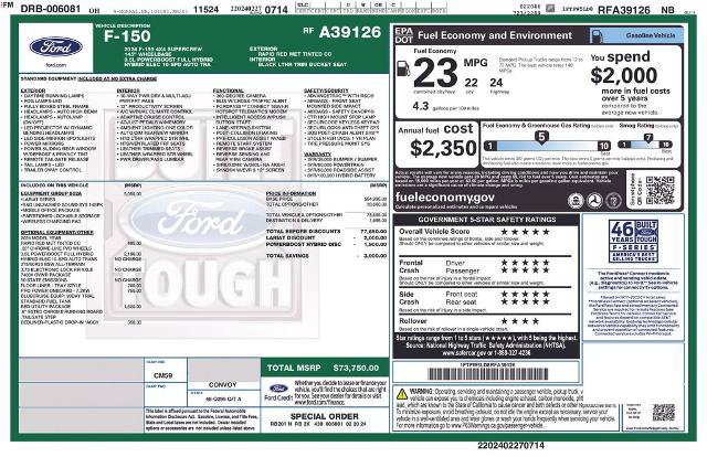 Certified 2024 Ford F150 Lariat w/ Equipment Group 502A High AWD/4WD image 2